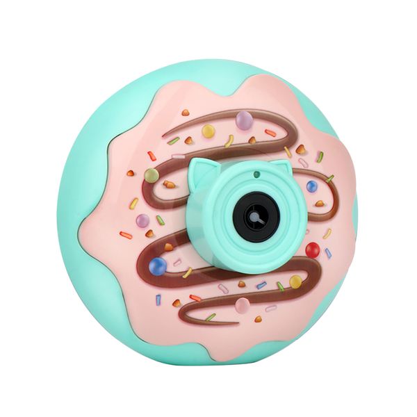 Donut Bubble Machine Camera Toy - Green/Pink