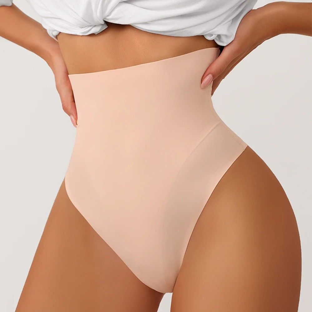 Women High Waisted Thong Underwear Tummy Control Seamless Shapewear Panty | Shop Today. Get it