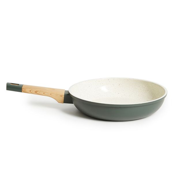 George &amp; Mason Non Stick Frying Pan - Olive &amp; Cream 24cm (2.0L )