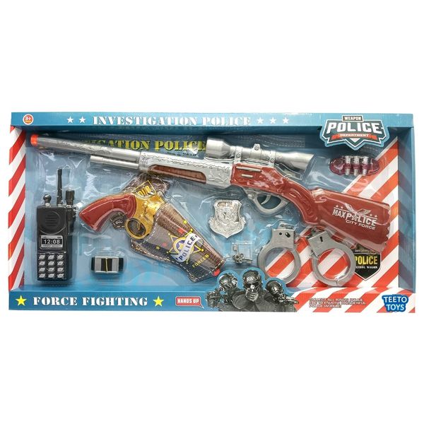 Police Roleplay Gun Toy Set - Pretend Play Weapons - Toys for Boys