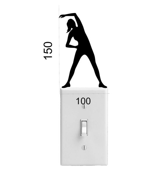 Black Vinyl cm Sports Wall Art