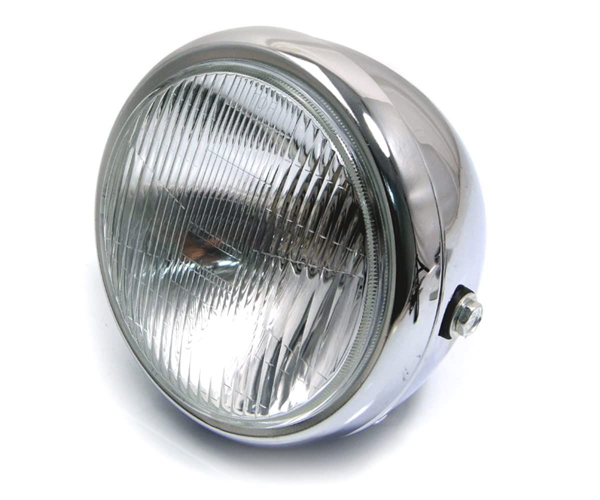 Motorcycle Chrome Metal Headlight 107mm, Fits Big Boy Velocity | Shop ...