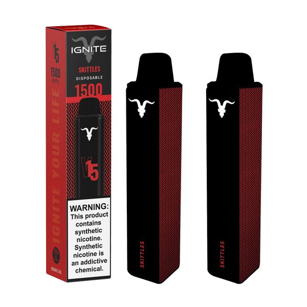 Ignite V15 Disposable Vape Pen - Fruit Splash - 2 Pack