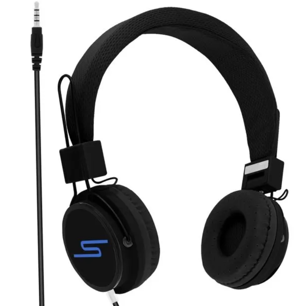 Wired Headphones with Mic - Headsets Y Series - Black Headset