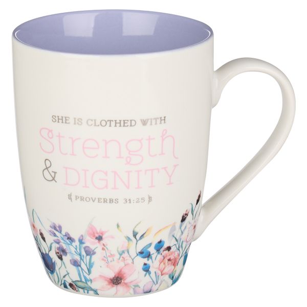 Ceramic Mug - Strength &amp; Dignity Proverbs 31:25