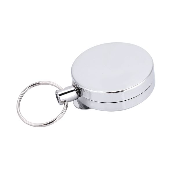 Retractable Steel Keychain Wire, Anti-Theft Carabiner for Keys