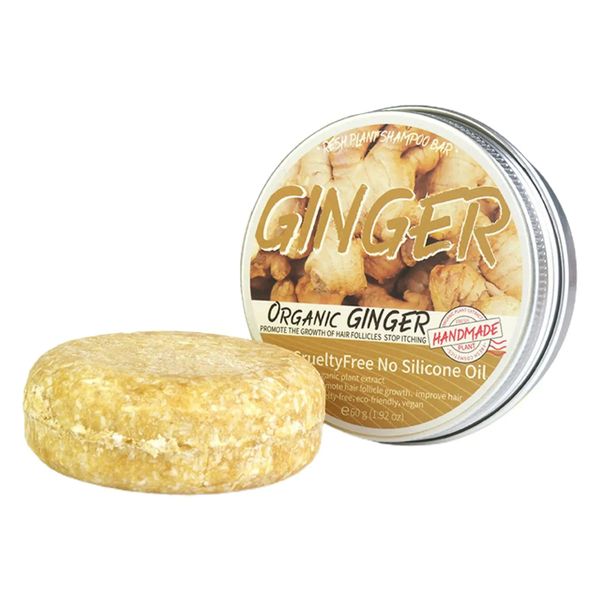 Ginger Polygonum Soap Shampoo Soap Cold Processed Soap Hair Shampoo Bar