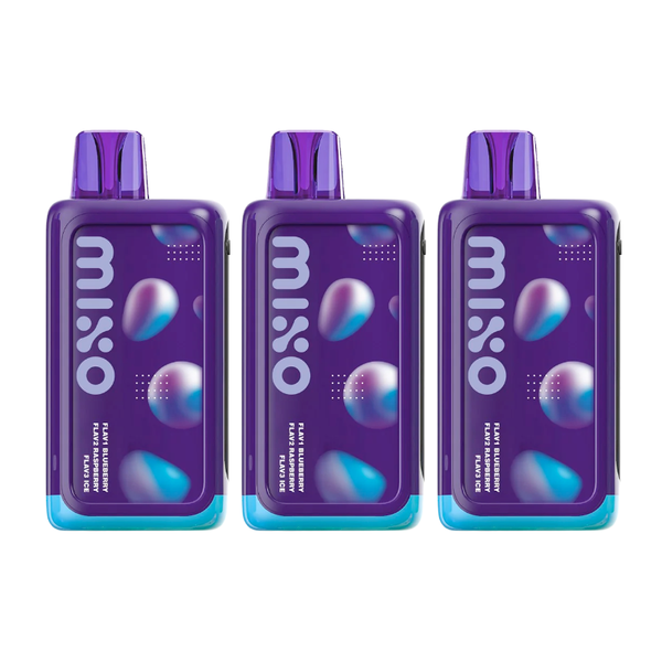 Friobar Mixo 40K 50mg Blueberry &amp; Raspberry Ice (Pack of 3)