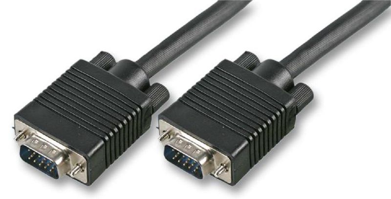 Pro Signal (JR9755-30M BLACK) D Subminiature H/D Plug, VGA, 15 Way