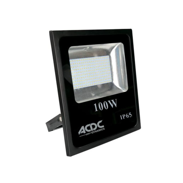 Pack Of 3 100W Cool White Led Alum. Flood Light Ip65 120-265Vac
