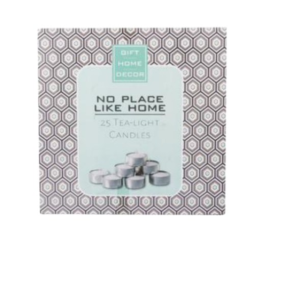 No Place Like Home - 25 Pack Tea Light Candle