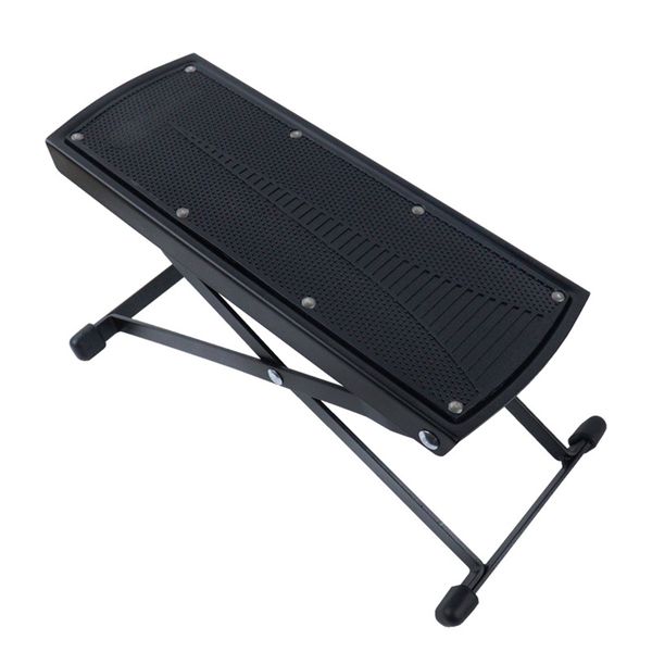 6 Position Height Guitar Footrest Footstool with Rubber End Caps