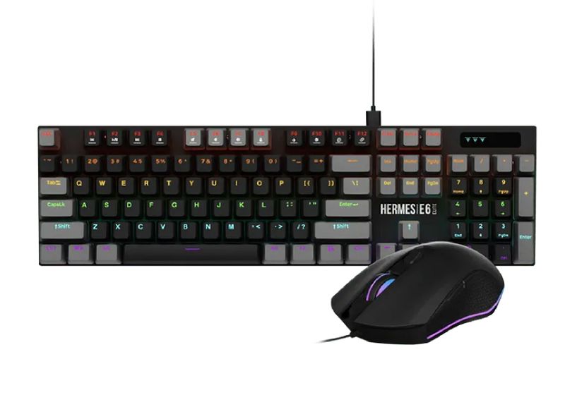 Gamdias Hermes E6 ELITE RGB 2 in 1 Gaming Combo