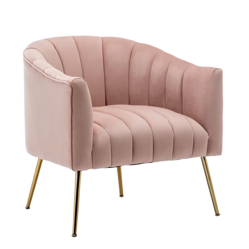 Penna Murrow Velvet Accent Chair