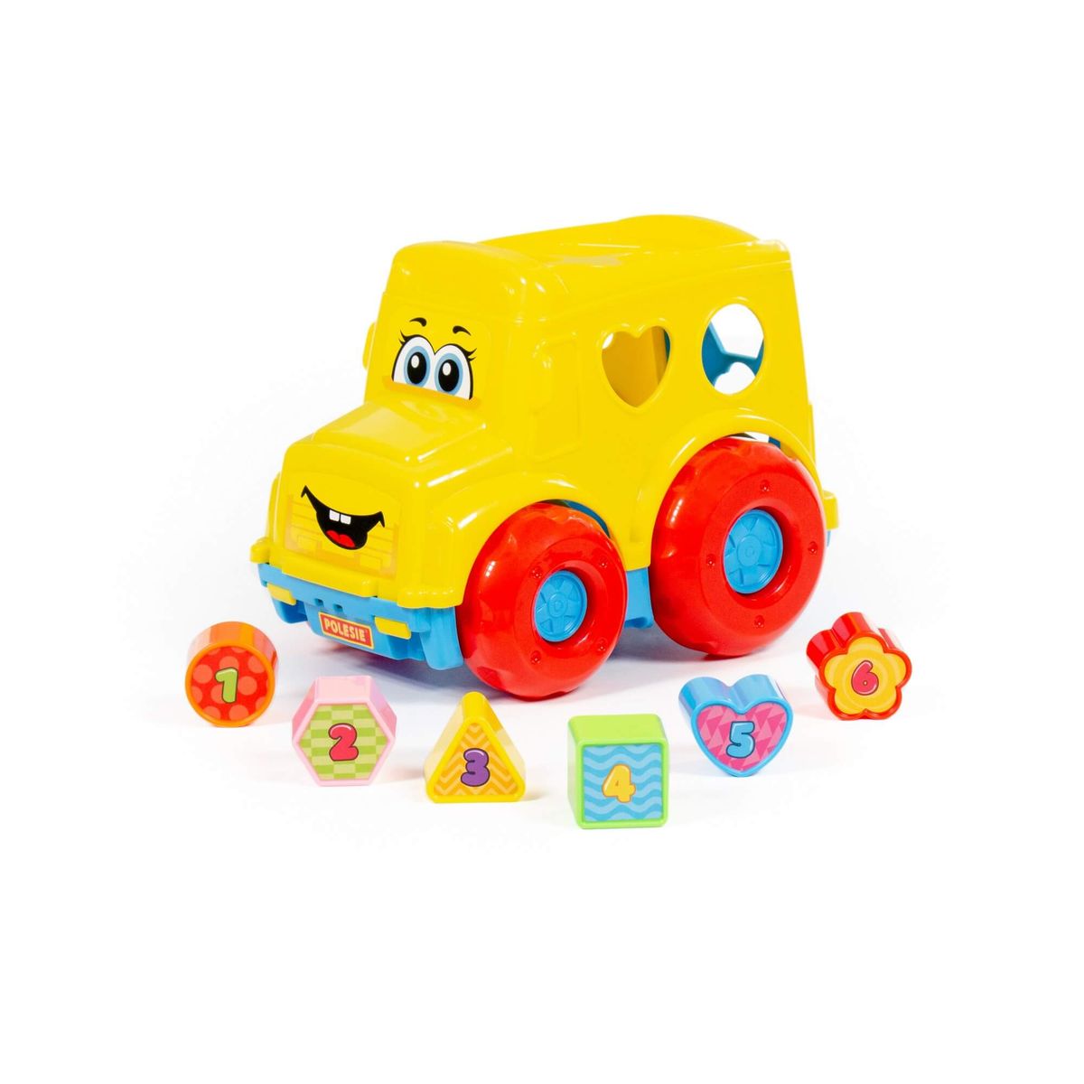 Polesie Shape Sorter Bus with Geometric Shapes Shop Today. Get it
