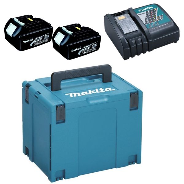 MAKITA - Connector Carry Case with 2 x 3.0Ah Battery and Charger