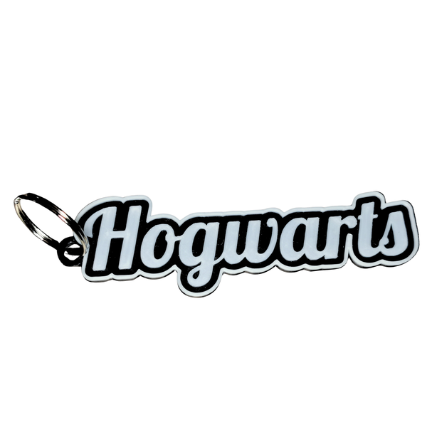 Hogwarts Keyring 3D Printed - Durable Custom Keychain for Fantasy Fans