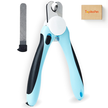 TopikaPet - Pet Nail Clipper and Manual Grinder Set, Sharp Stainless Steel Image