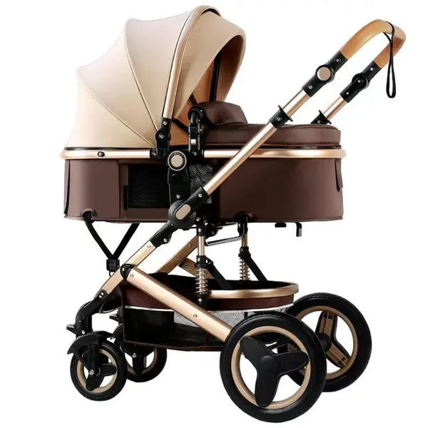 Foldable Baby Stroller with Sleeping basket