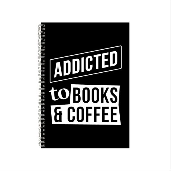 Books Wire Bound Notebook Gift Idea Writing Books A4 Notepad