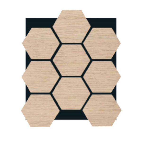 Acoustic Panels - Wood Hexagon