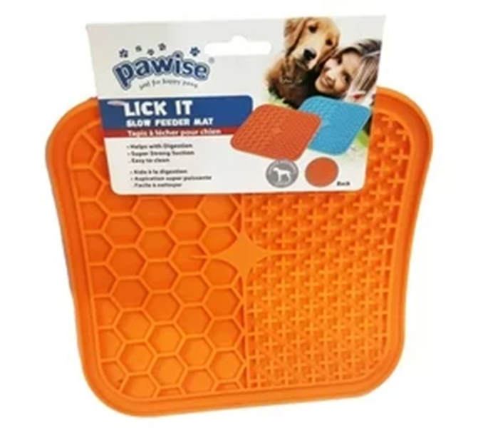 Lick It Slow Feeder Mat Orange image