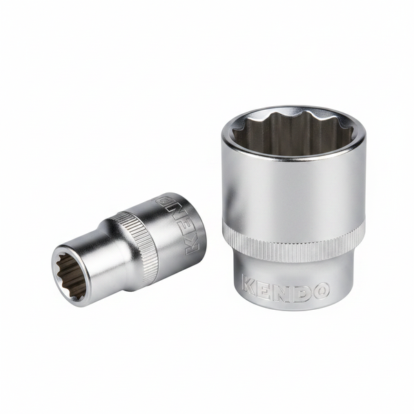 Kendo 24mm Bi-Hex Socket 1/2 Inch Drive 12 Point