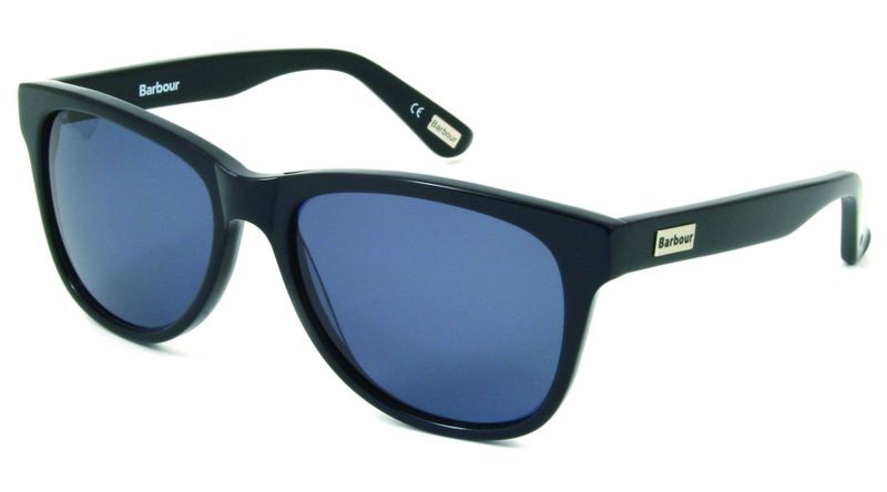 Barbour Oval Black Sunglasses