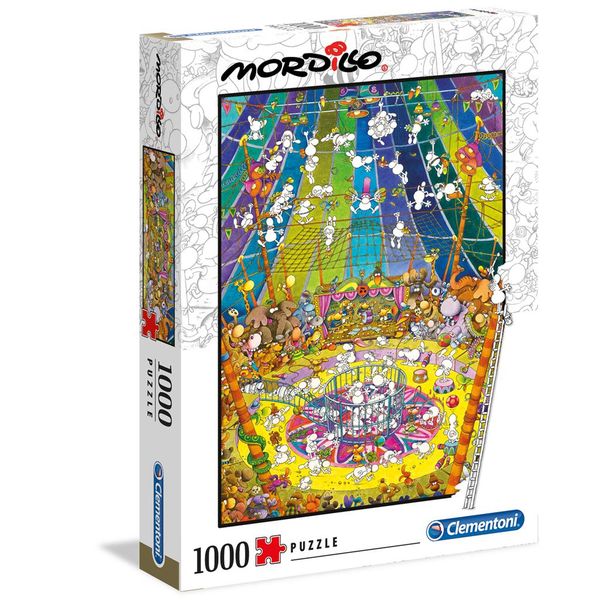 Clementoni 1000 Piece Puzzle - Mordillo The Show