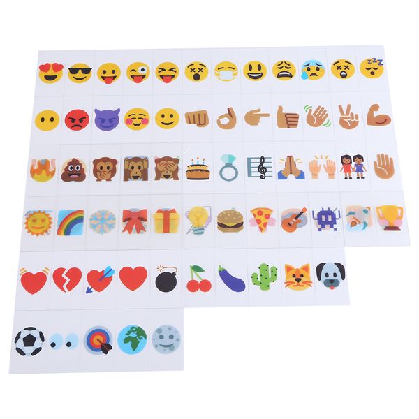 85pcs Emoji Symbols Sign DIY For A4 Size LED Cinematic Light Box Home Party