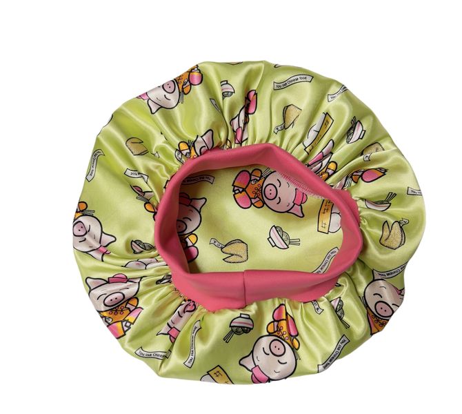 Double Layer Kiddies/Babies Silk Bonnet For Healthy Fresh Hair.