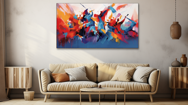 Canvas Wall Art - Merseyside Melody Abstract - HD0191