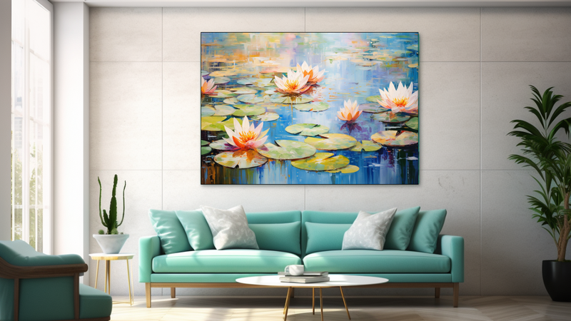 Canvas Wall Art - Lily Lake Reflections - JT0111