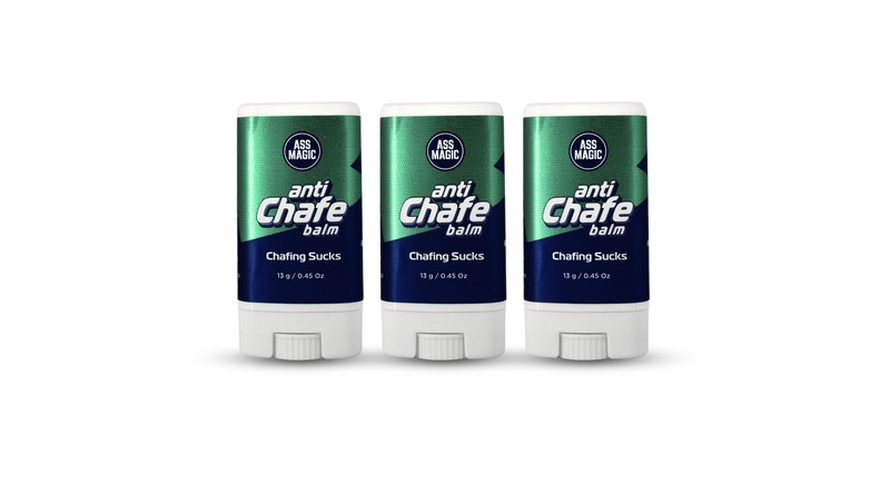 3 x ASS MAGIC Anti Chafe Balm Mini-Me - 13g