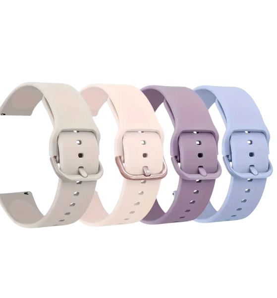 4pcs Adjustable Watch Bands Compatible with Samsung Galaxy Watch - 20mm