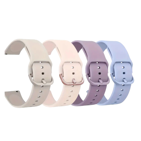 4pcs Adjustable Watch Bands Compatible with Samsung Galaxy Watch - 20mm Image