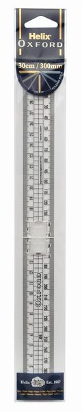 Helix Oxford Folding Ruler 30cm - Clear