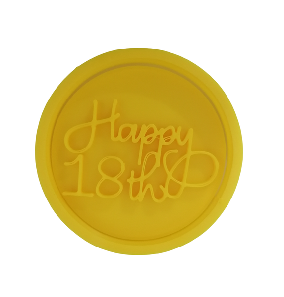 Hubbe - Cookie Cutter - Happy 18th