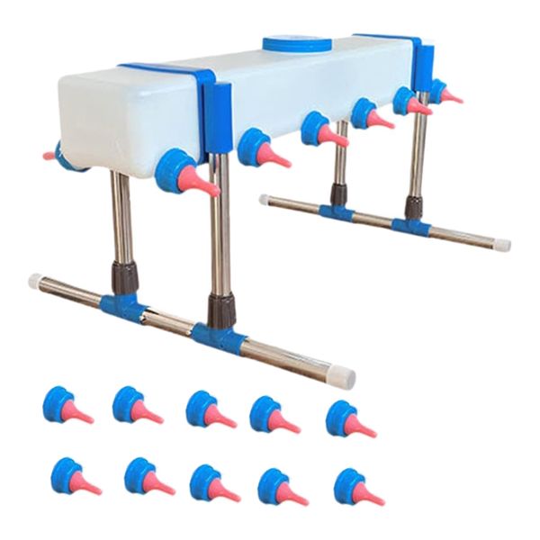 Pet Twelve Heads Sheep Pig Feeder Holder &amp; Ten Backup Pacifiers(9L) - 78cm