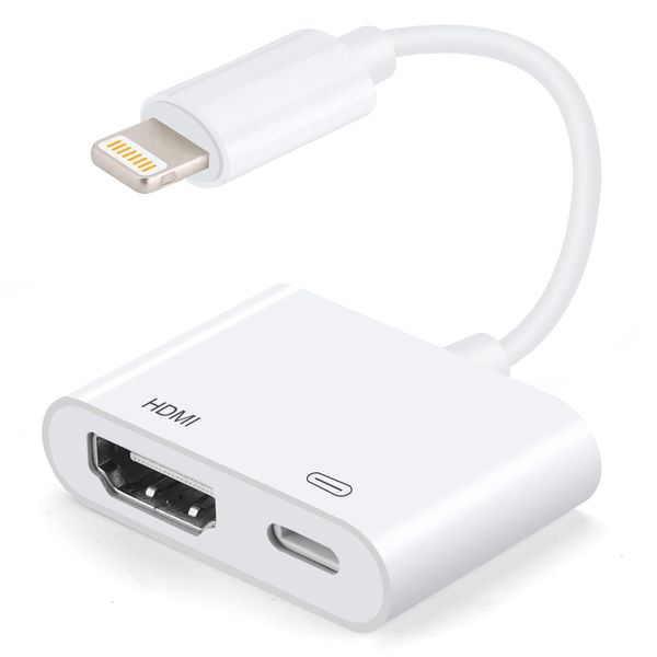 Lightning to HDMI Adapter, Video &amp; Audio Sync Screen Converter