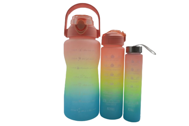 Yellow Lockable Lid Water Bottle