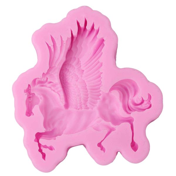 Kitchen Baking Multifunctional Pegasus Chocolate Fondant Mould - 8cm