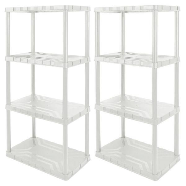 MTS Plastic Shelf 4 Tier Pack of 2 Buy Online in South Africa