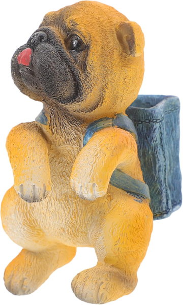 Adorable Resin Dog Planter Hanger - Garden &amp; Aquarium Decoration