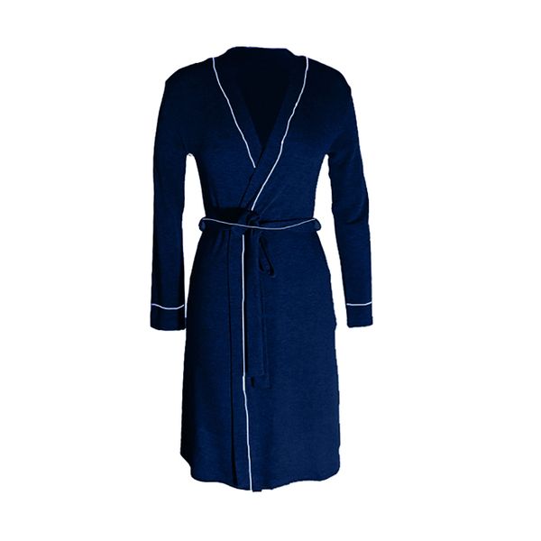 Hannah Grace Maternity Navy Winter Gown