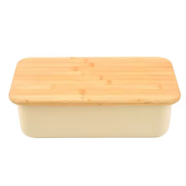Bamboo Fiber Bread Box for Kitchen Countertop