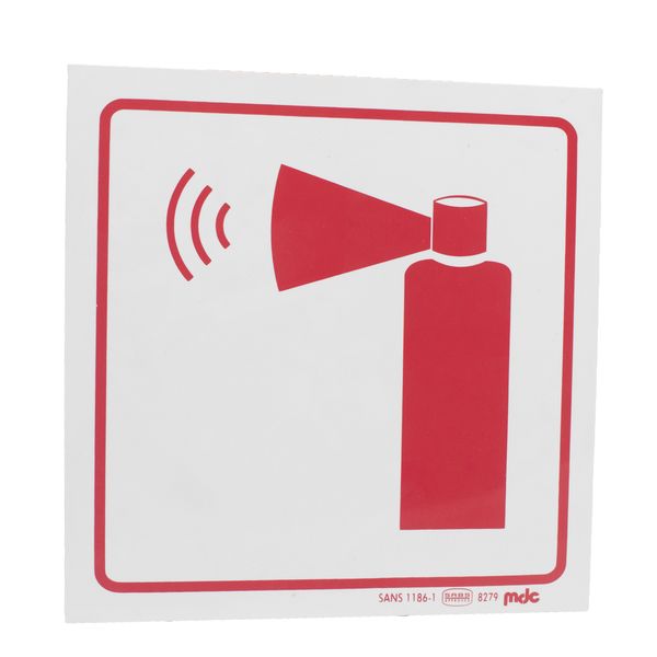 Air Horn Sign 190x190mm