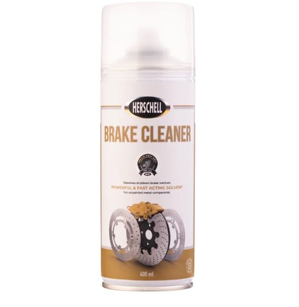 Herschell Brake Cleaner High Performance Solvent Powerful &amp; Fast Act 400ml