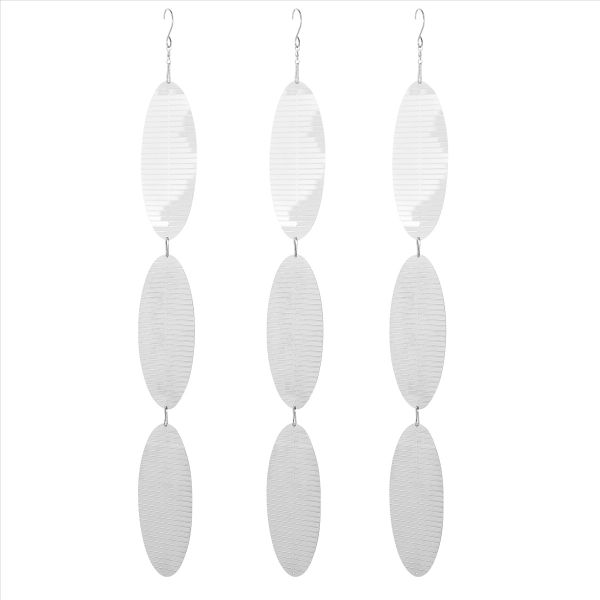 Bird Scarer Discs Set 3D Reflective Helix Wind Spinners
