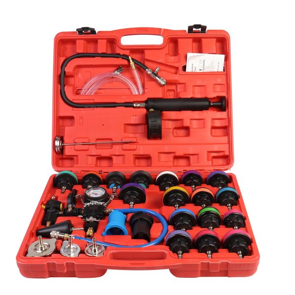 Automotive Cooling System Radiator Pressure Tester Kit (28 Pieces)